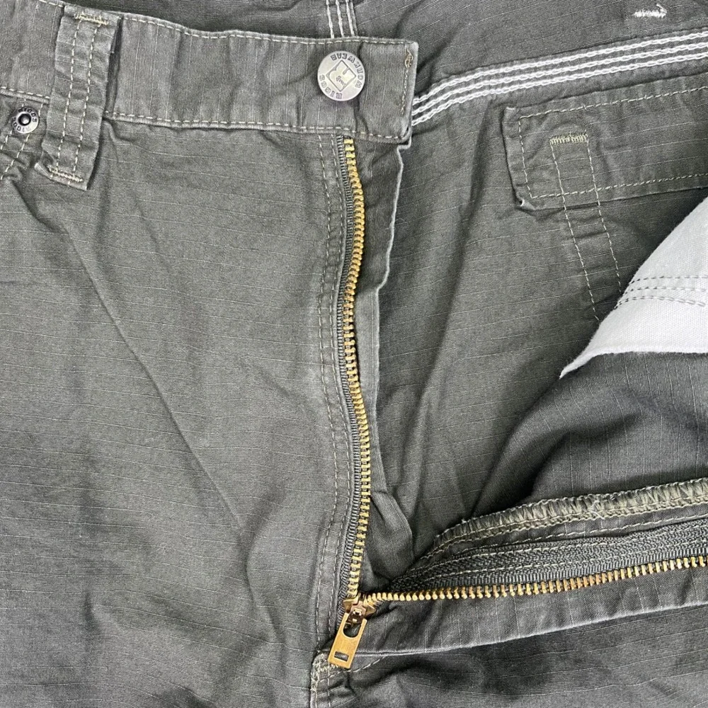 Wrangler Riggs Workwear Pants Mens 38x32 Green Ripstop Utility Painter Carpenter